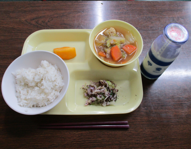 11月豊明を味わう学校給食の日