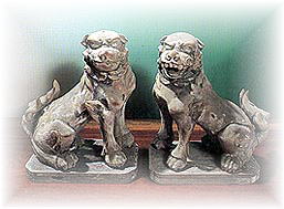 諏訪社狛犬の画像