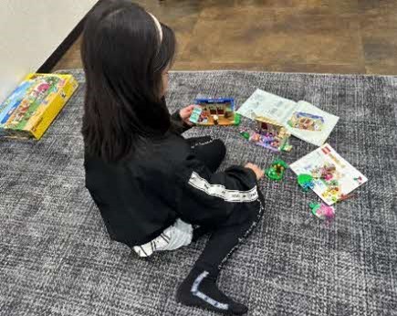 遊んでいる様子