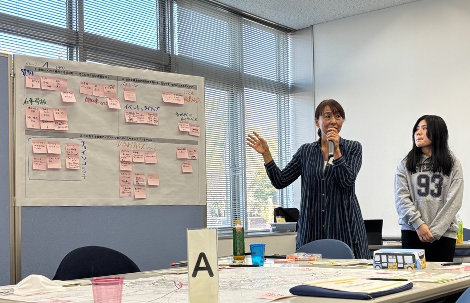 公共交通地域懇談会の様子