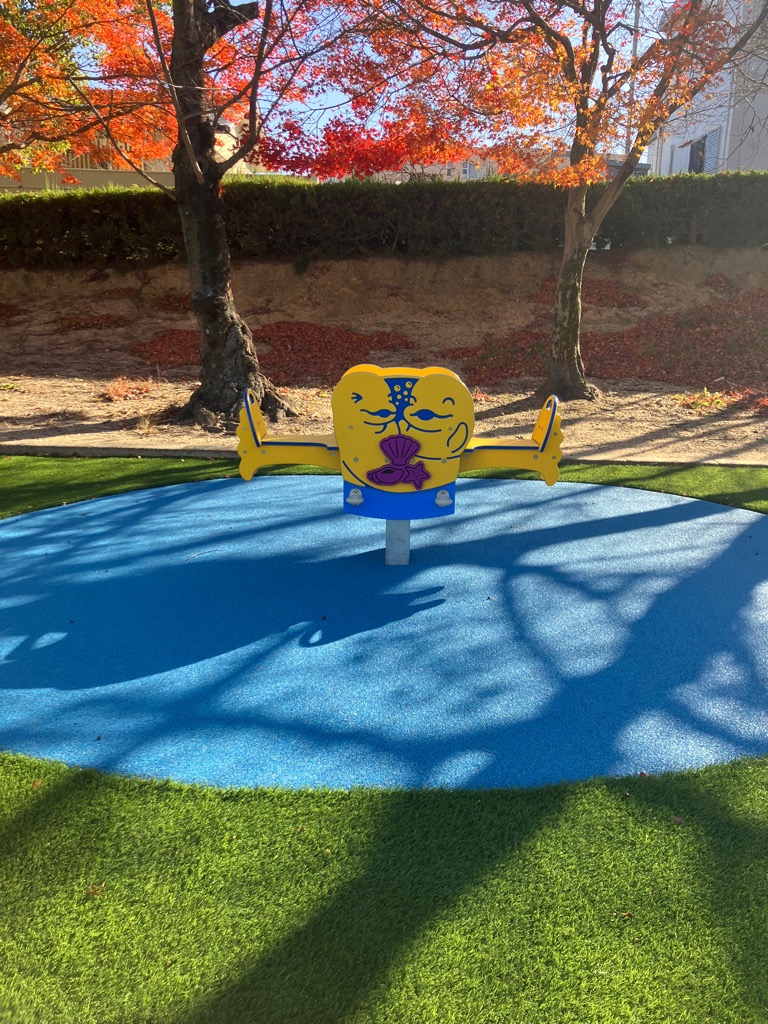 遊具エリアの風景