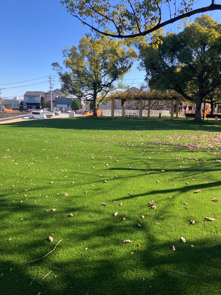 遊具エリアの風景