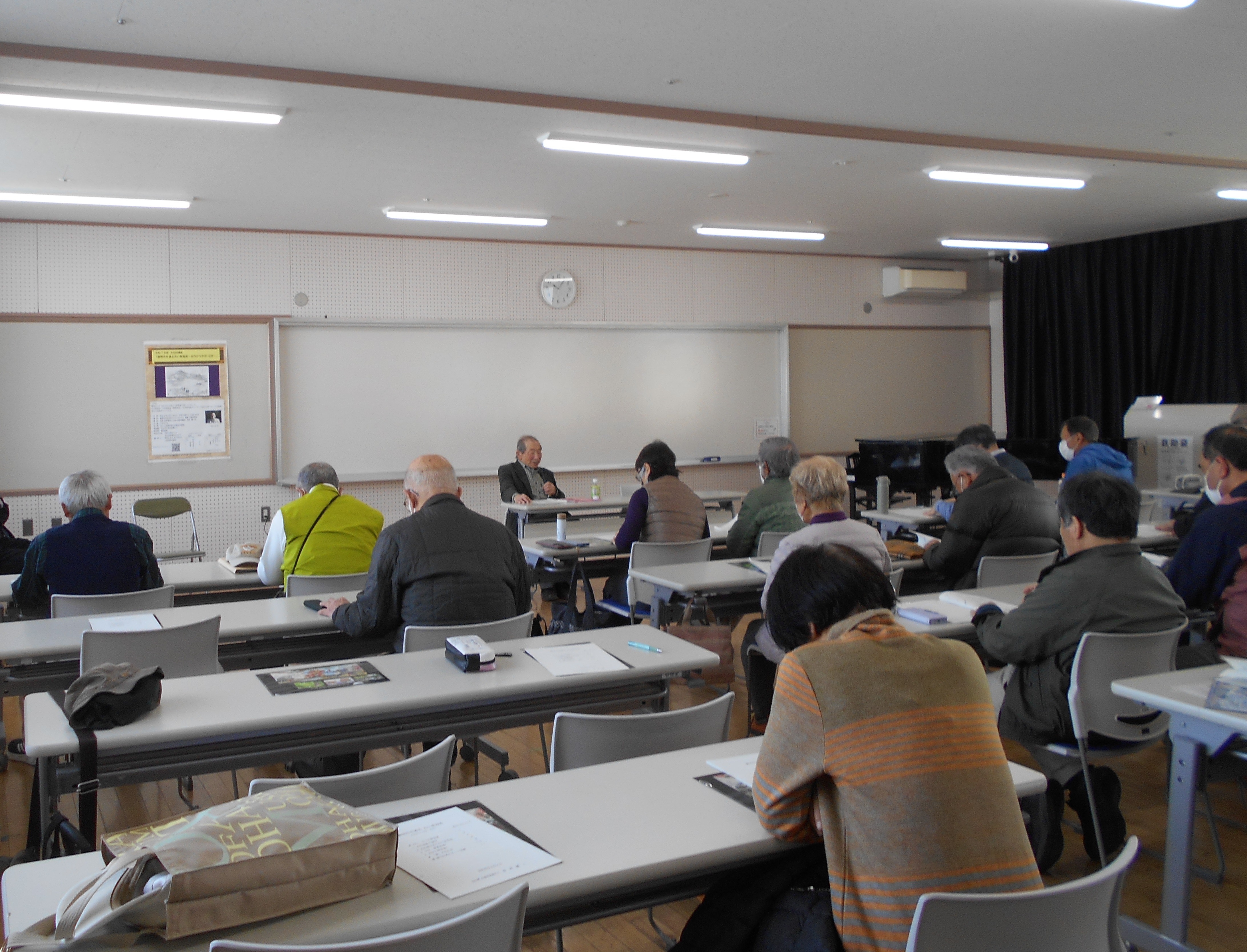 豊明市を通る古い東海道　講座当日の様子