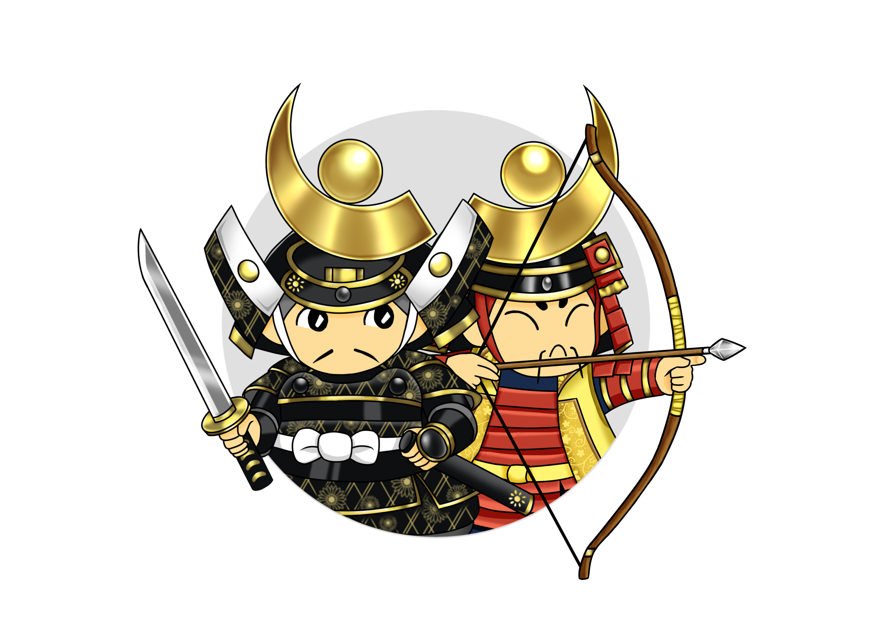 武将版「のぶながくん」「よしもとくん」